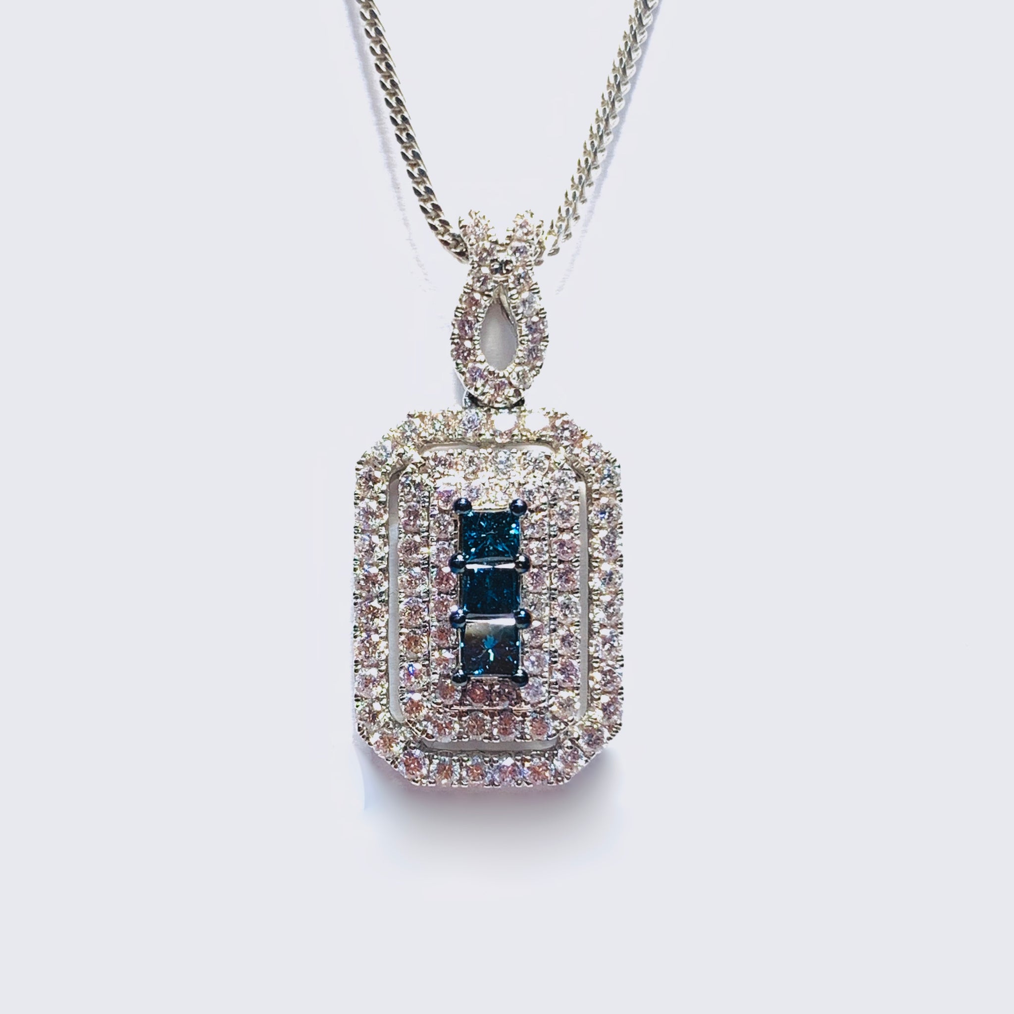 BLUE DIAMOND PENDANT