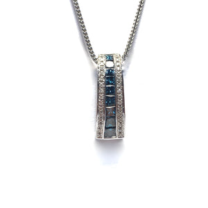 BLUE DIAMOND PENDANT