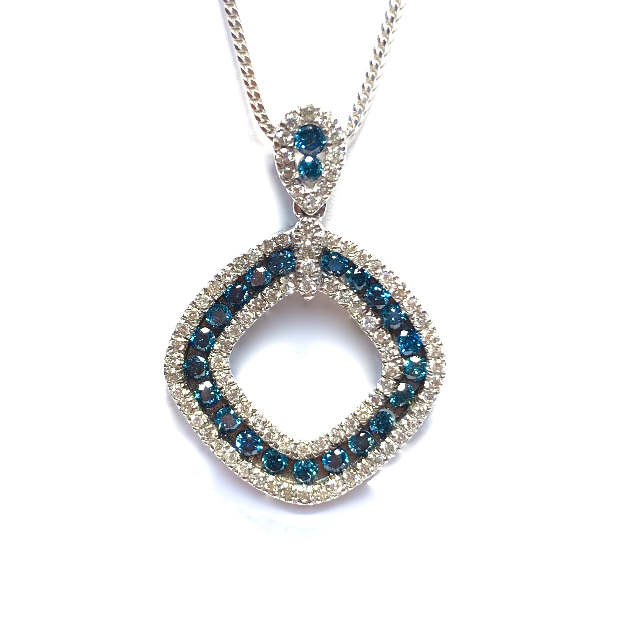 BLUE DIAMOND PENDANT