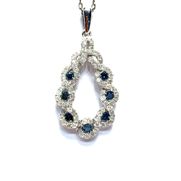 BLUE DIAMOND PENDANT