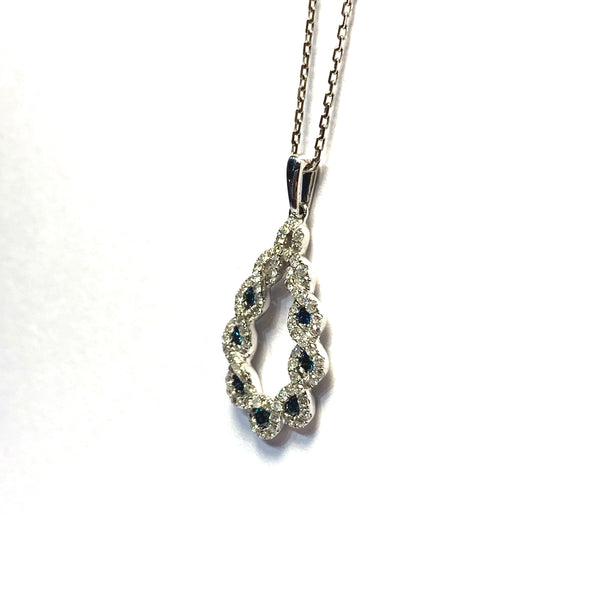 BLUE DIAMOND PENDANT