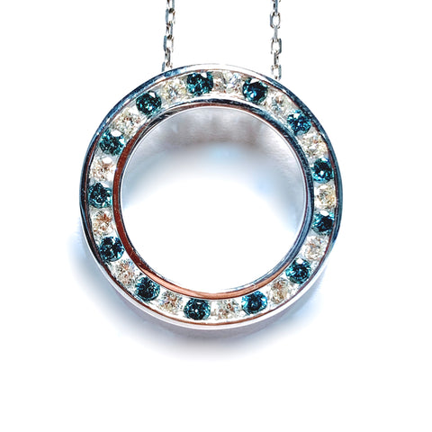 BLUE DIAMOND PENDANT