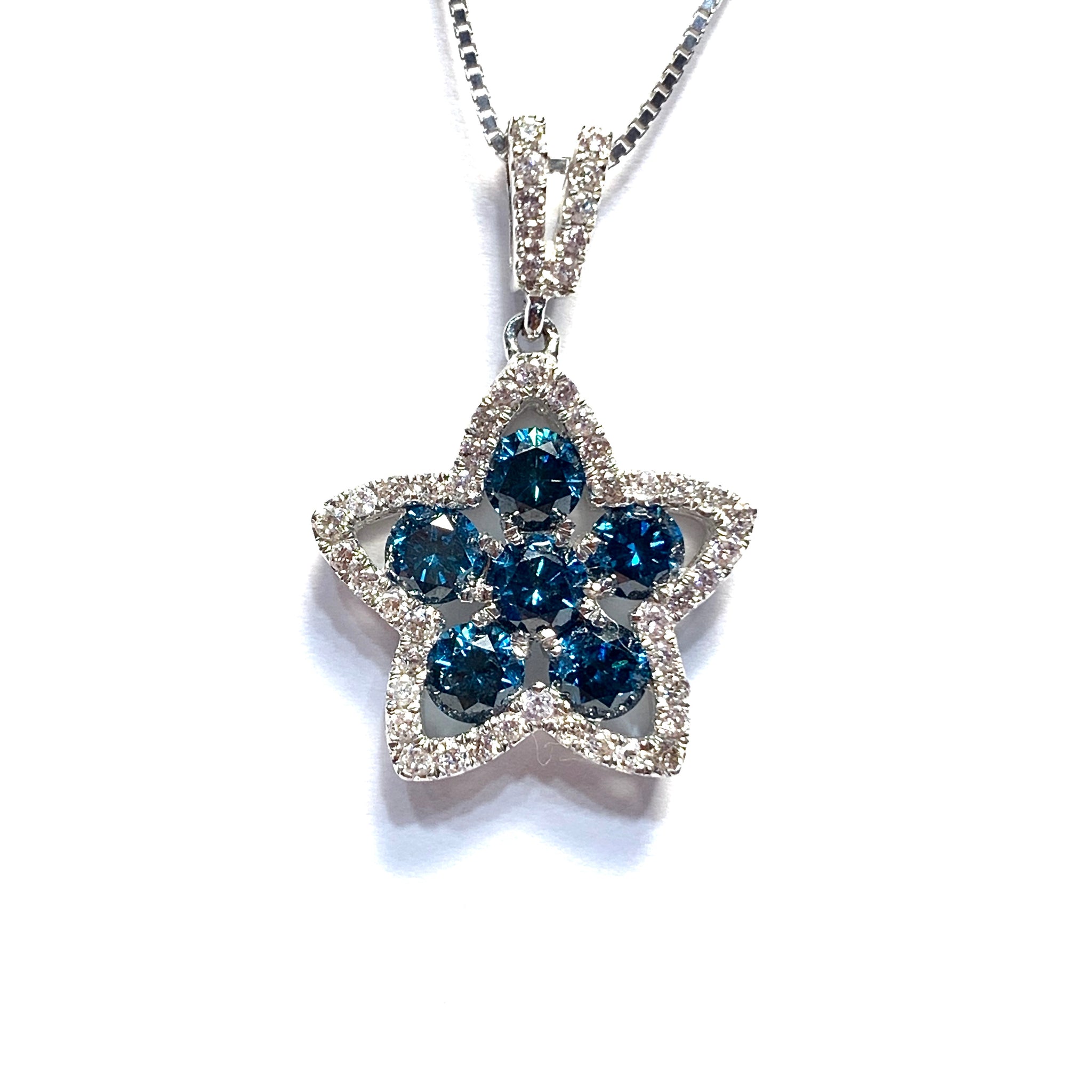 BLUE DIAMOND PENDANT