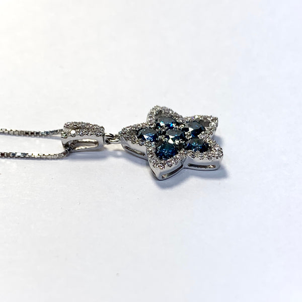 BLUE DIAMOND PENDANT