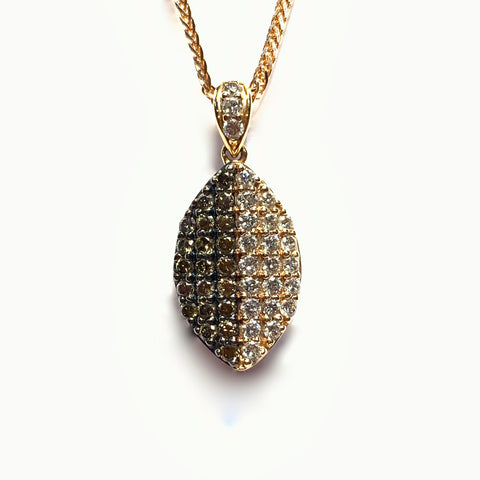 BROWN DIAMOND PENDANT