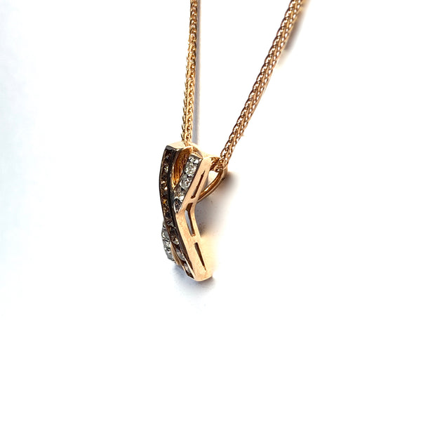 BROWN DIAMOND PENDANT