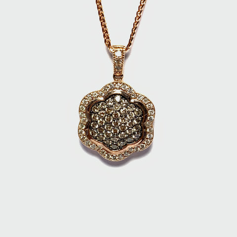 BROWN DIAMOND PENDANT