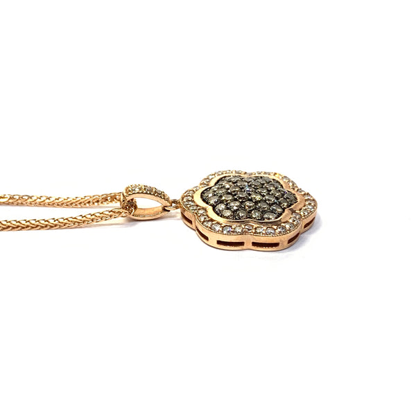 BROWN DIAMOND PENDANT