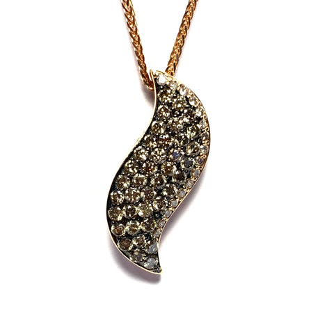 BROWN DIAMOND PENDANT
