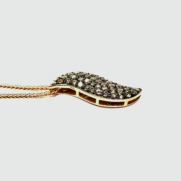 BROWN DIAMOND PENDANT