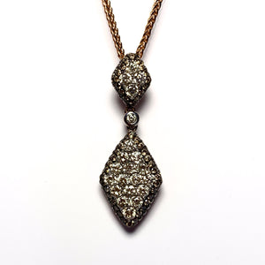 BROWN DIAMOND PENDANT