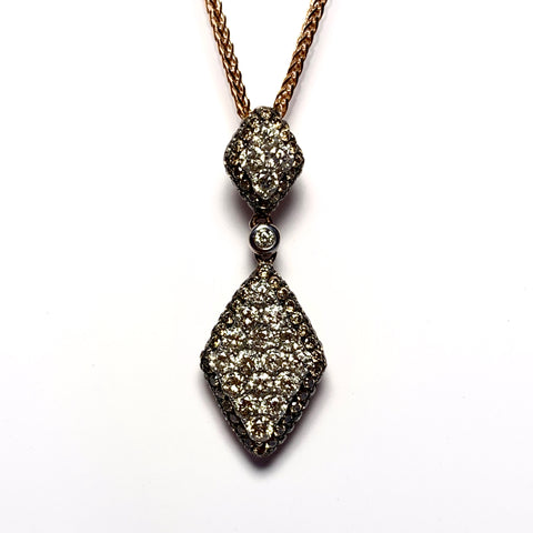 BROWN DIAMOND PENDANT