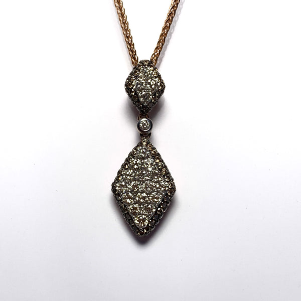 BROWN DIAMOND PENDANT