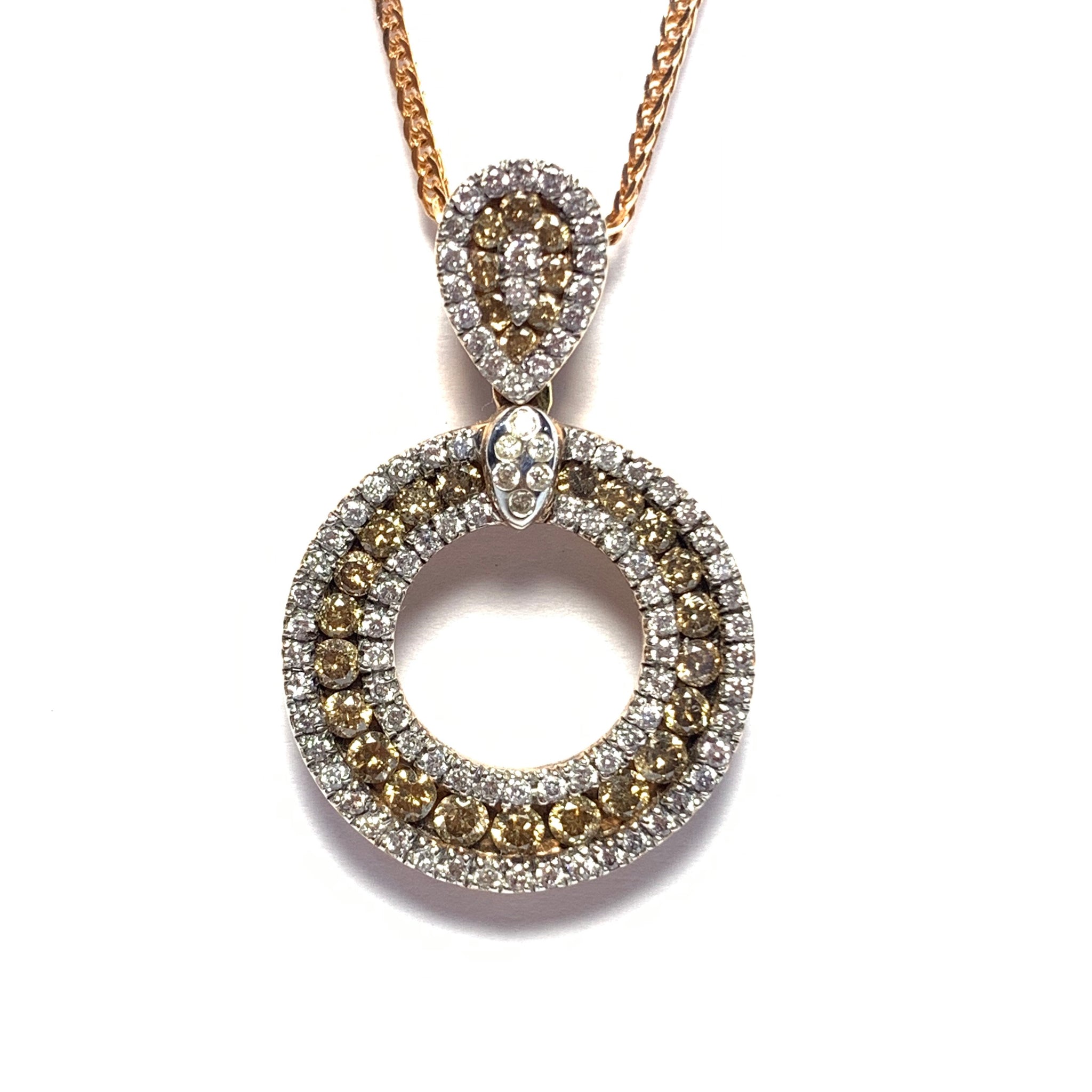 BROWN DIAMOND PENDANT