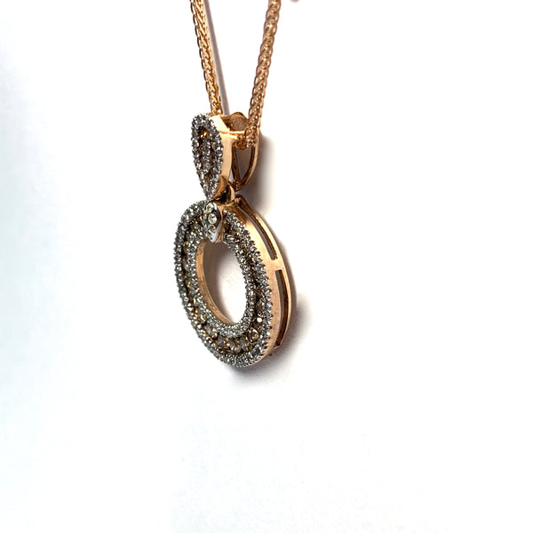 BROWN DIAMOND PENDANT