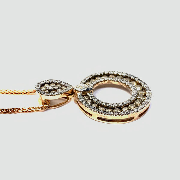 BROWN DIAMOND PENDANT