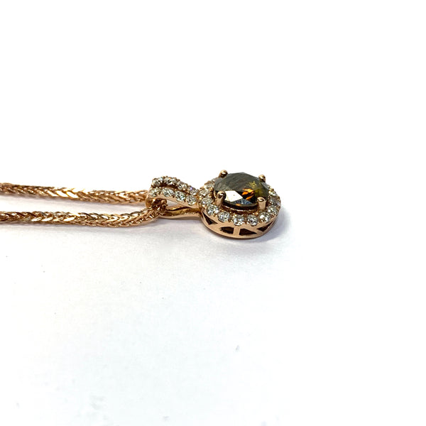 BROWN DIAMOND PENDANT