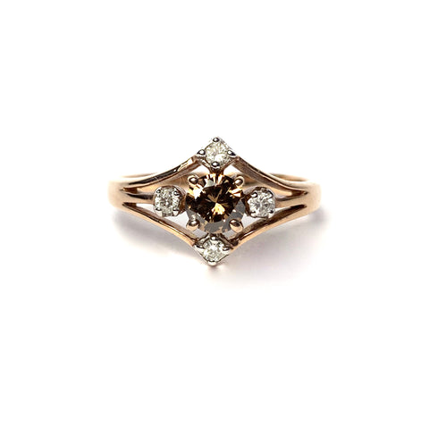 BROWN DIAMOND RING