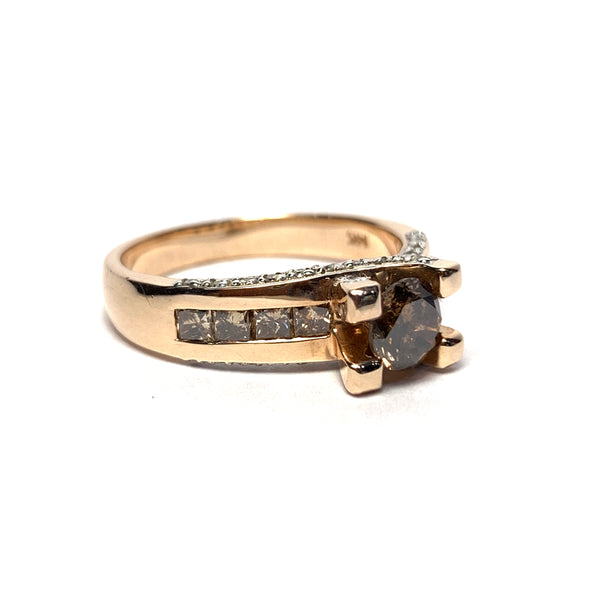 BROWN DIAMOND RING