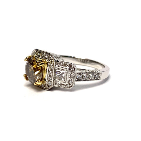 BROWN DIAMOND RING