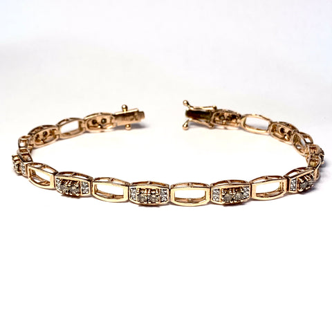 BROWN DIAMOND BRACELET