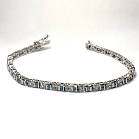 BLUE DIAMOND BRACELET