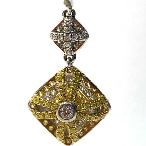 NATURAL YELLOW DIAMOND EARRINGS