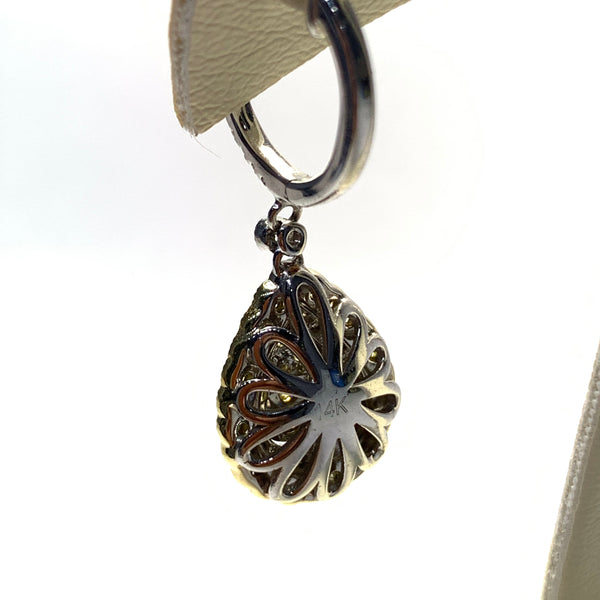 NATURAL YELLOW DIAMOND EARRINGS