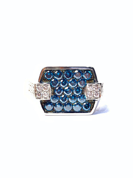 MEN’S BLUE DIAMOND RING
