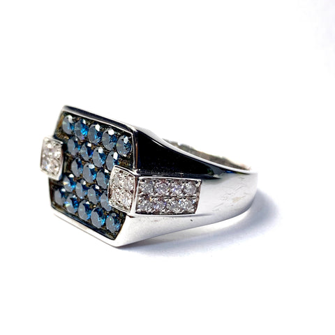 MEN’S BLUE DIAMOND RING