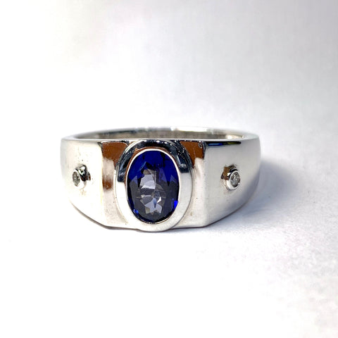 MEN’S TANZANITE RING