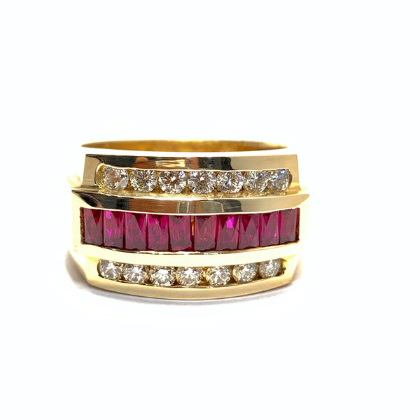 MEN’S RUBY RING