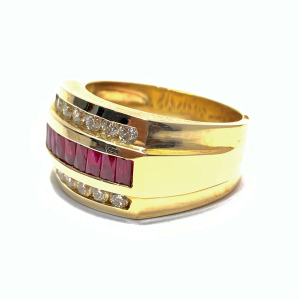 MEN’S RUBY RING