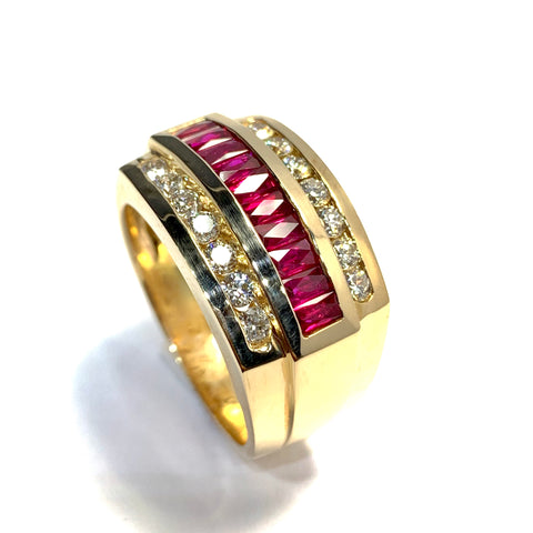 MEN’S RUBY RING