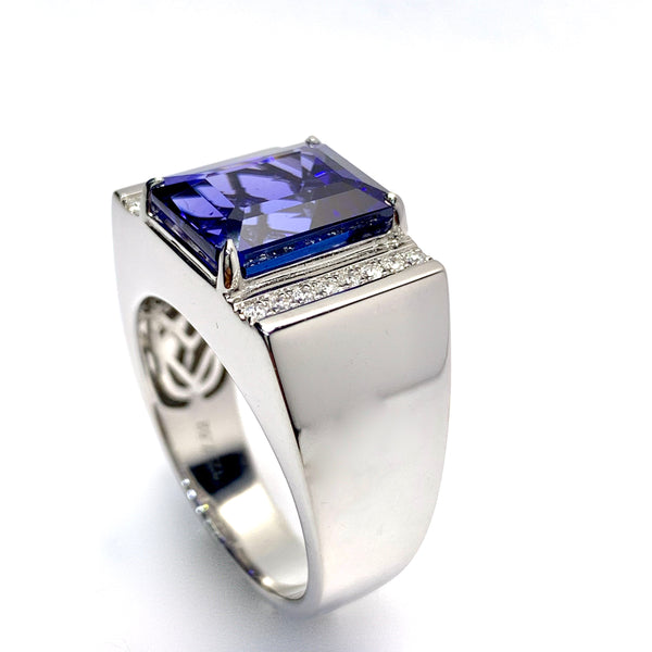 MEN’S TANZANITE RING