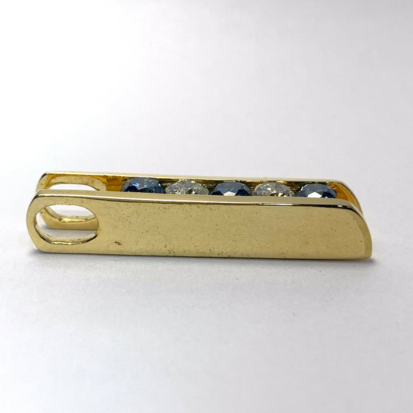 BLUE AND WHITE DIAMOND PENDANT