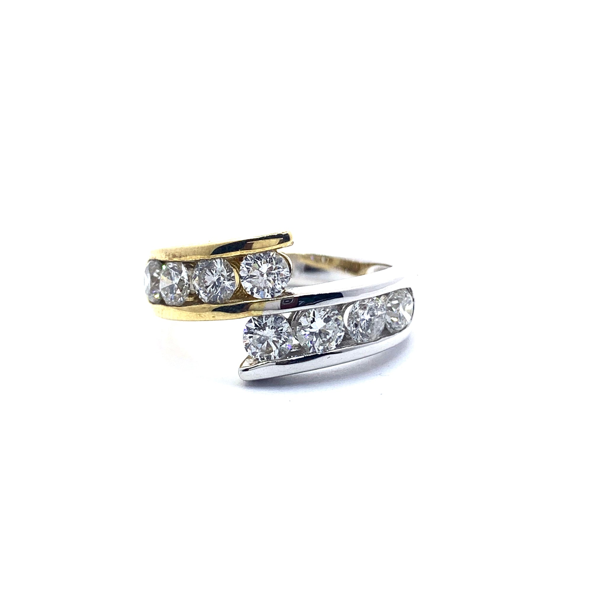 TWO TONE DIAMOND RING