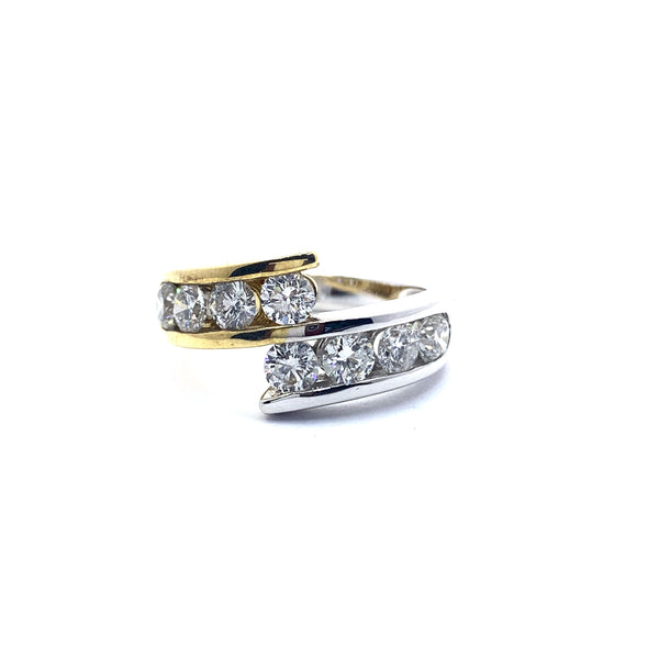 TWO TONE DIAMOND RING