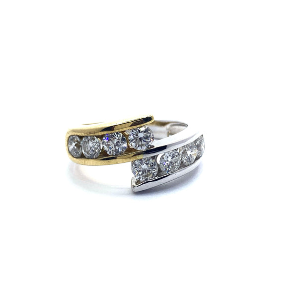 TWO TONE DIAMOND RING