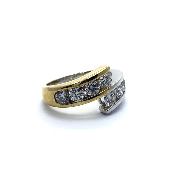 TWO TONE DIAMOND RING