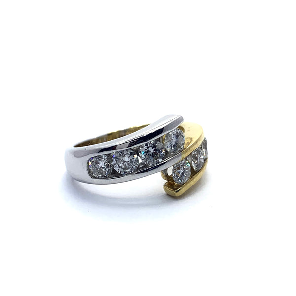 TWO TONE DIAMOND RING