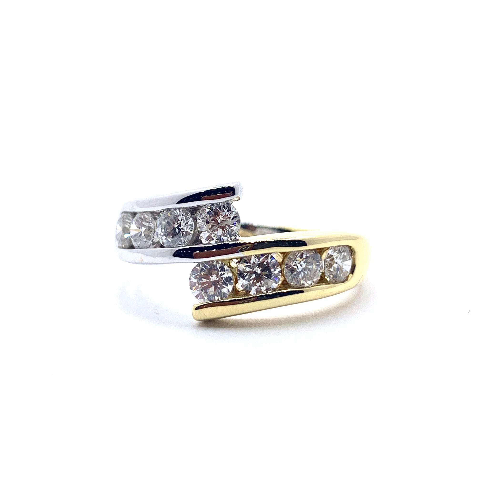 TWO TONE DIAMOND RING