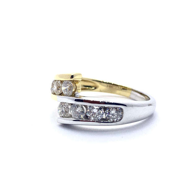 TWO TONE DIAMOND RING