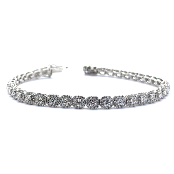 DIAMOND HALO BRACELET