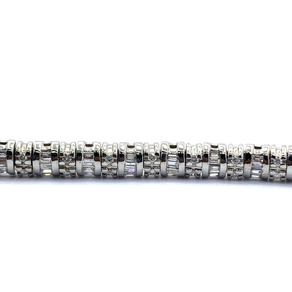 CHANNEL SET DIAMOND BRACELET