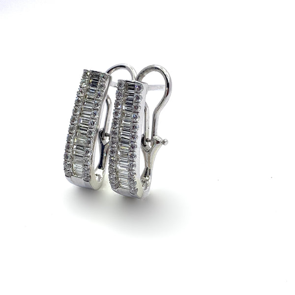BAGUETTE DIAMOND EARRINGS