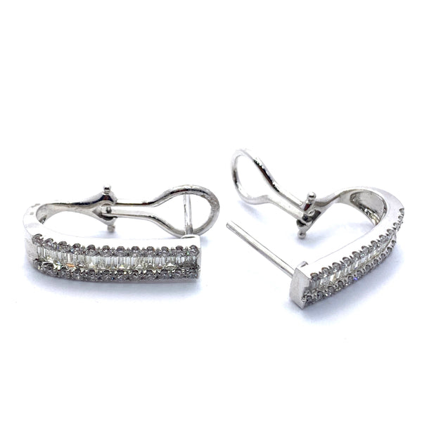 BAGUETTE DIAMOND EARRINGS