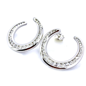 WHITE GOLD DIAMOND EARRINGS