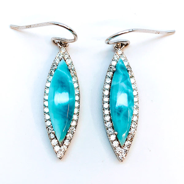 LARIMAR EARRINGS