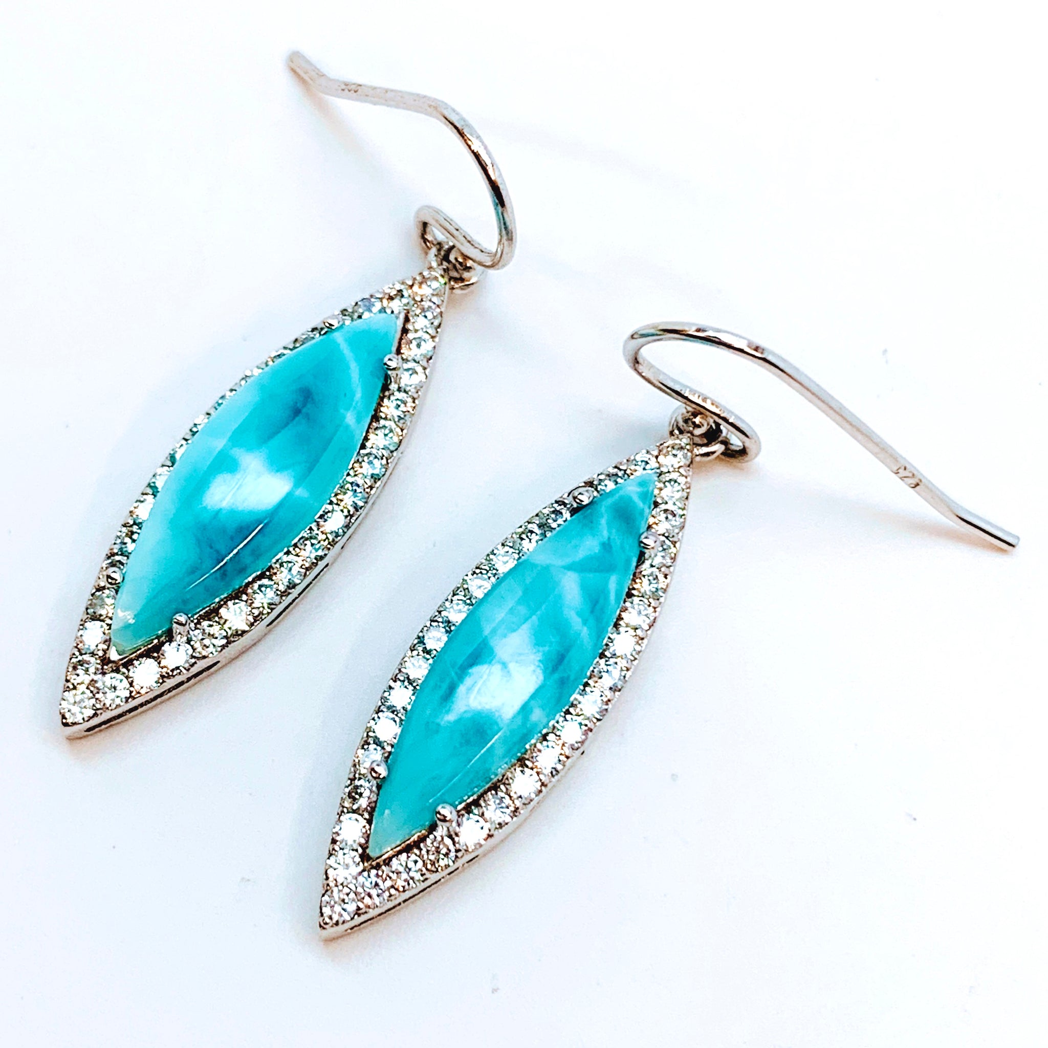 LARIMAR EARRINGS